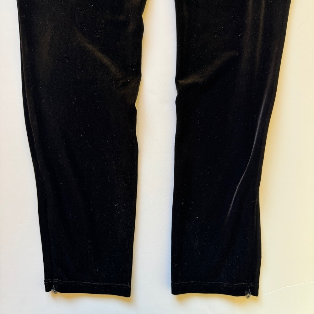 Talbots Straight Leg Effortless Velvet Pants Velour Trousers Black Sz 6 - Picture 12 of 12